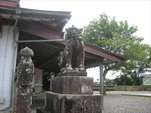 柿本神社・狛犬その２