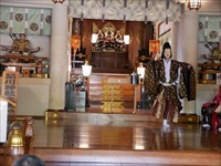 品川神社の太々神楽「幸替の舞」：山幸