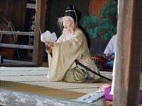 鷲宮神社・土師一流催馬楽神楽・折紙の舞