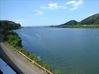 JR三江線から見た江川