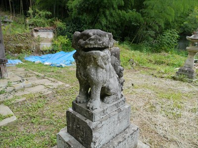 豊栄神社の狛犬・阿・座型
