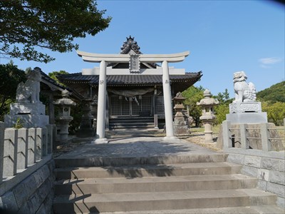 五十猛神社・鳥居と拝殿