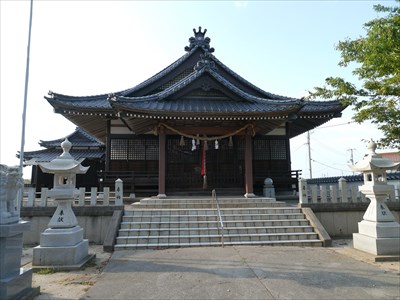 敬川八幡宮・拝殿