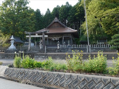 天津神社と鳥居
