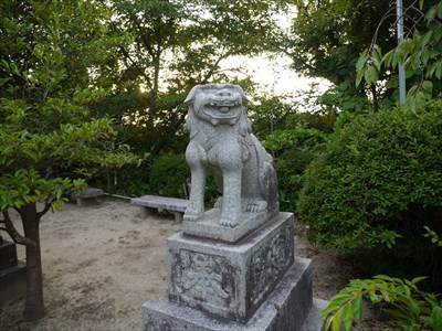 今宮神社の狛犬・阿