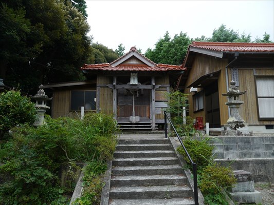 島根県益田市の小野神社・拝殿