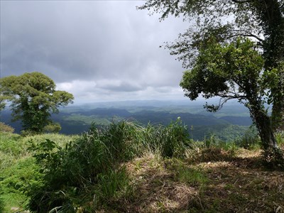 View from the summit of Yamabuki Castle