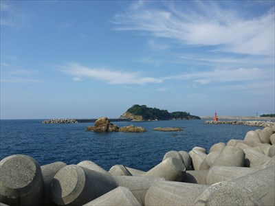 Sutsu Oshima-Island. There is a thermal power plant nearby.