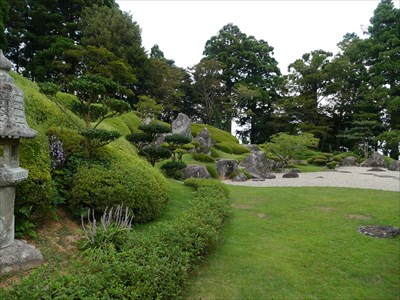 Japanese garden of Taimasan Shrine