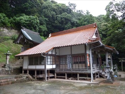 Mizukami Shrine before rebuilding