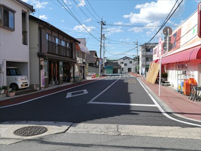 Hirokoji in Ebisu Town Hamada City